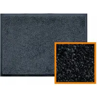 Kleen-Tex Iron-Horse Deurmat Midnight Grey 85x150 cm - Absorberend & Antislip
