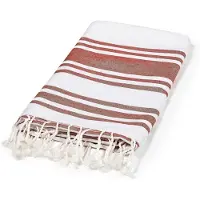 Famanu – Katoenen strandhanddoek, lichtgewicht en comfortabel, ideaal voor strand en zwembad, 90 x 170 cm