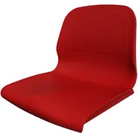 Softee Pvc Zitting Met Rugleuning Spark Cr M4 Rood