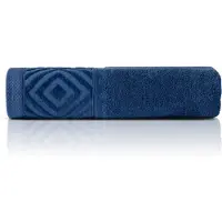 Detexpol Paula Badhanddoek 50x90cm Donkerblauw 100% Katoen 550 g/m²