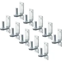 Alberts 844578 Duim auf plaat, DII-Haken, thermisch verzinkt, Dornmaß Ø13 mm, plaat 100 x 35 mm, 10er set