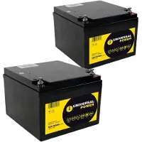 Universal Power Vervangende Accu Voor Golden Technologies Companion I+II Scooter 24V 2 X 12V 25Ah