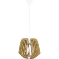 Bomerango Original m houten hanglamp medium met koordset wit Ø 37 cm