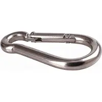 Potenza Karabijnhaak R-80x8 mm - voor Hangmat & Schommel, 230 kg