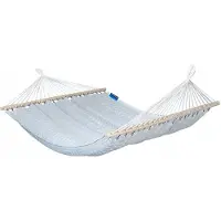 Potenza Medellin Colombiana Hangmat met Spreidstokken - Zwart/Wit