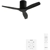 Create - Stille 40W plafondventilator met technische ABS bladen in verschillende maten - S - Geen licht - Controller voor wandmontage - WIND CALM