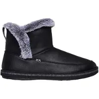 SKECHERS Dames Campfire Platte Slippers (Zwart)