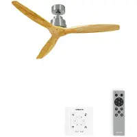 Create - Stille plafondventilator van 40 W met technische ABS-bladen, verkrijgbaar in verschillende maten - M - Geen licht - Controller voor wandmontage - WIND STYLANCE