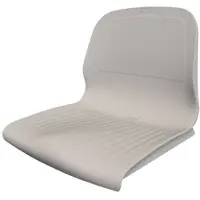 Softee Pvc Zitting Met Rugleuning Spark Cr M4 Wit