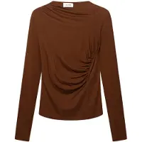 Aaiko Dames Tops & T-shirts Jalisse Lyo 134 - Bruin - Maat XL