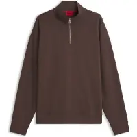 HUGO Sweatshirt 'Durty244' chocoladebruin