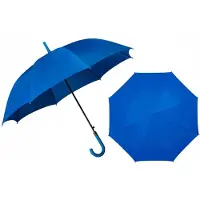 Impliva Automatische lange dames Sparaplu - blauw
