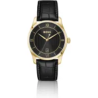 BOSS Principle Prestige horloge met zwarte gestructureerde wijzerplaat