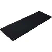 Famanu – Extra dikke antislip pilates-oefenmat, 183 × 61 × 1 cm, zwart, ideaal voor yoga en fitness