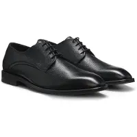 BOSS In Italië vervaardigde veterschoenen van generfd leer