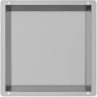Guido Gusto RVS Inbouwnis met tegelflens 30x30x7cm