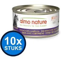 Almo Nature 10x HFC cat blik jelly tonijn&mahi mahi 70gr
