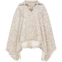 IZIA Cape 'Festival' blauw / oranje / pink / offwhite