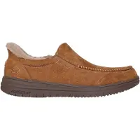 SKECHERS Murette Scofield Textiele Herenslippers Chestnut