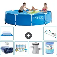 Intex Framezwembad, rond - 305x76 cm - 7-delig, model S41519