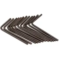 Fender 1/8 inch Hex (Allen) Truss Rod Adjustment Wrench 12-delige sleutelset voor halspen