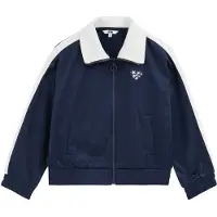 We fashion Gebreid vest donkerblauw / wit