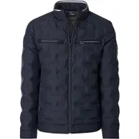 Casa Moda windjack donkerblauw met borstzakken rits