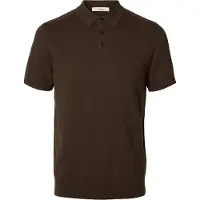 Selected Shirt 'SLHBerg' donkerbruin