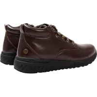 Donnay Heren Lederen Chukka Laarzen (Donkerbruin)