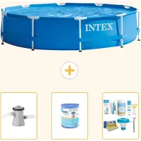 Intex Framezwembad, rond - 305x76 cm - 4-delig, model S22453