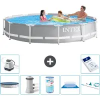 Intex Prism Frame Zwembad, rond - 366x76 cm - 8-delig, model S41923