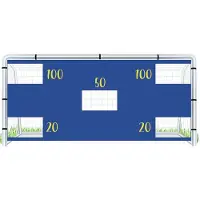 Sporti France Target For 8-a-side Football Goal Sportifrance Blauw