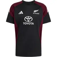 Adidas Functioneel shirt 'All Blacks' bourgogne / zwart / wit