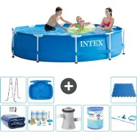 Intex Framezwembad, rond - 305x76 cm - 9-delig, model S41506