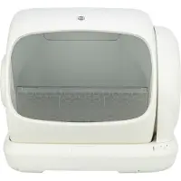 Trixie elektrische kattenbak XL wit - automatische reiniging - 63 x 51 x 60 cm