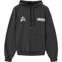 AllSaints Sweatshirt 'CHROMIUM' zwart / wit
