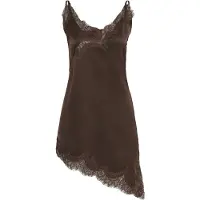 My Essential Wardrobe Jurk 'Brenda' donkerbruin