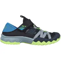 SKECHERS Whipsaw platte schoenen voor kinderen (Zwart/Blauw/Lime)