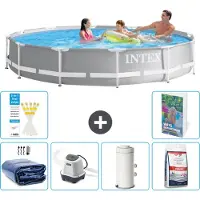 Intex Prism Frame Zwembad, rond - 366x76 cm - 5-delig, model S155