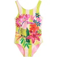 Next Badpak groen / kiwi / lichtroze / rood