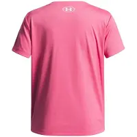 Under Armour Kinderen Tech Wordmark Performance T-Shirt (Roze)