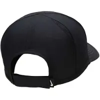 Nike Baseballcap met gebogen top (Zwart, Wit)