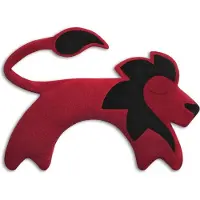 Leschi Warmtekussen Juri Leeuw - Rood
