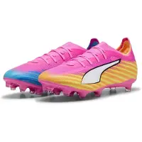 Puma Heren Ultra 5 Match Stevige Grond Voetbalschoenen (Roze)