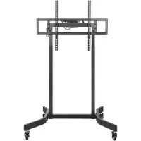 Equip 650632, Bodenstandhalter (wandmontagehouder) voor schermen van 55" tot 100", draagvermogen 120 kg. Geschikt voor detailhandel