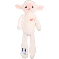 Zolux furry farm schaap lenny pluche met touw wit 58,5x21x8 cm