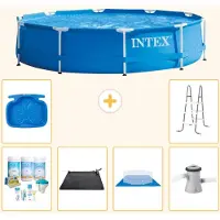 Intex Framezwembad, rond - 305x76 cm - 7-delig, model S21000