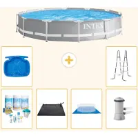 Intex Prism Frame Zwembad, rond - 366x76 cm - 7-delig, model S21050