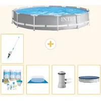 Intex Prism Frame Zwembad, rond - 366x76 cm - 6-delig, model S20523