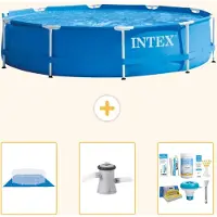 Intex Framezwembad, rond - 305x76 cm - 4-delig, model S21330